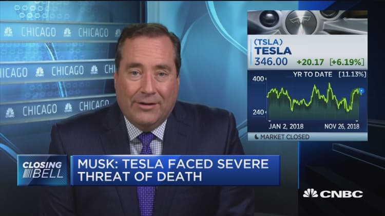Parsing Musk's comments that Tesla was close to death