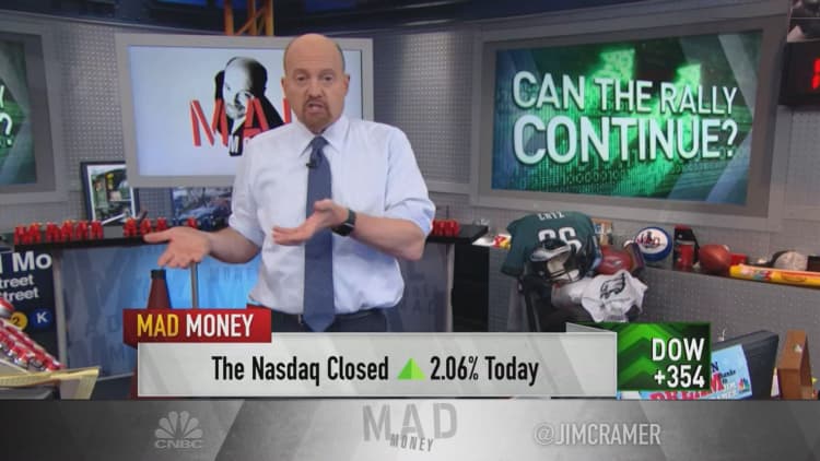 Market could rally 4% before continuing bearish moves: Cramer