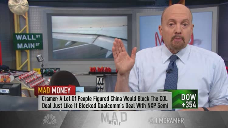 Cramer: 'You can't own United Technologies in a vacuum,' so think before you buy on Rockwell deal