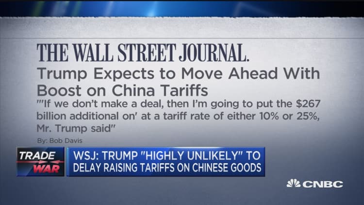 Apple shares fall on Trump's China tariff threat