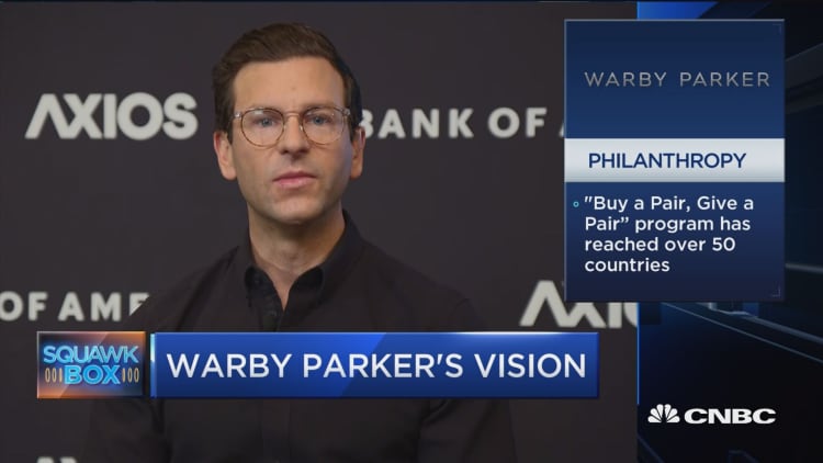 Warby Parker's Gilboa on the company's unique take on philanthropy