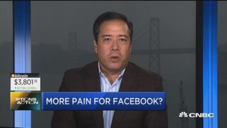 Options traders place bearish bets on Facebook