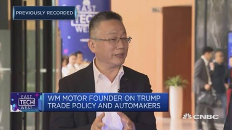 WM Motor CEO: Electric vehicles seeing strong growth in China