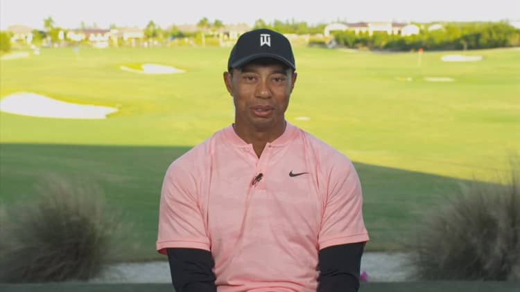 Watch CNBC's full interview with Tiger Woods