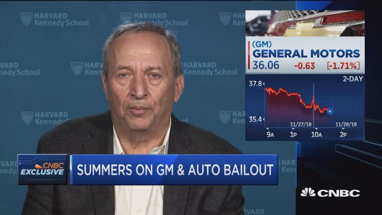 Larry Summers says GM shouldn't hide from cost-cutting measures