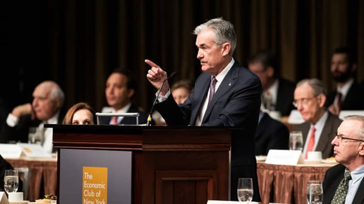 Powell says monetary policy not ideal to address financial stability