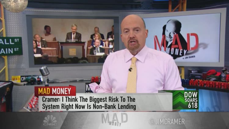 Jim Cramer warns that non-bank lenders are 'the biggest risk to the system'
