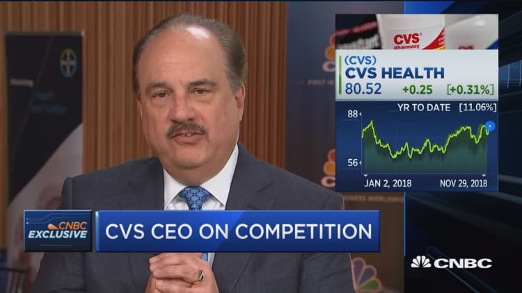 Amazon has been a formidable competitor in the health care space, says CVS CEO Larry Merlo