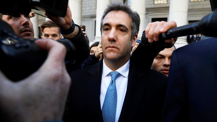 Feds call for substantial prison time for Trump attorney Michael Cohen