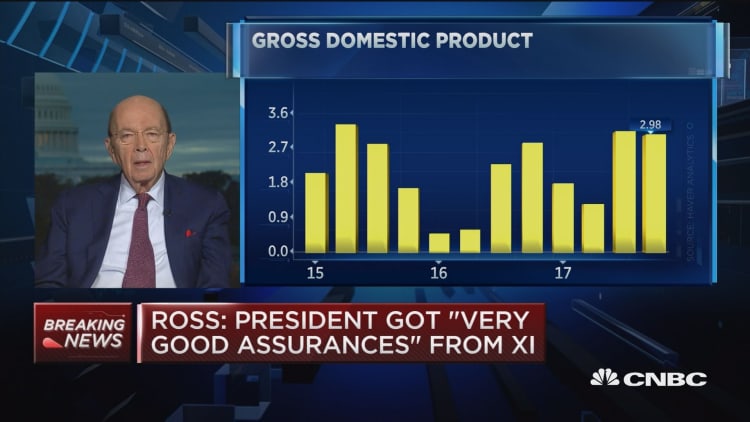 Wilbur Ross says the US economy is very strong