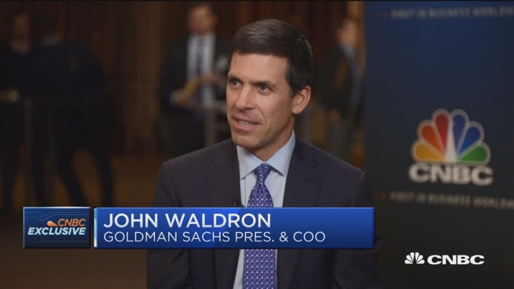 Goldman COO: We came into year with optimism