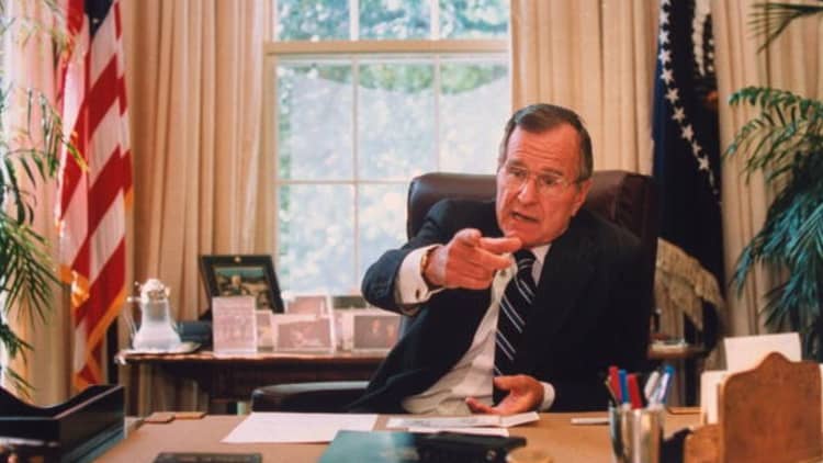 President George HW Bush leaves behind a legacy of great and steady leadership, says former aide
