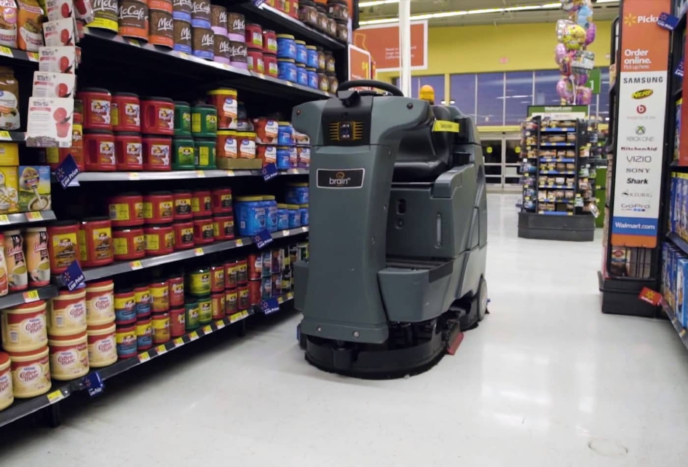 Walmart Will Use Hundreds Of A I Robot Janitors To Scrub Store Floors