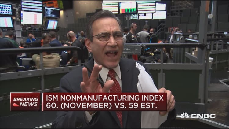 ISM non-manufacturing index sees 'big bonus' for end of October