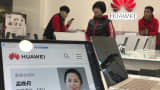 A profile of Huawei's chief financial officer Meng Wanzhou is displayed on a Huawei computer at a Huawei store in Beijing, China, Thursday, Dec. 6, 2018. 