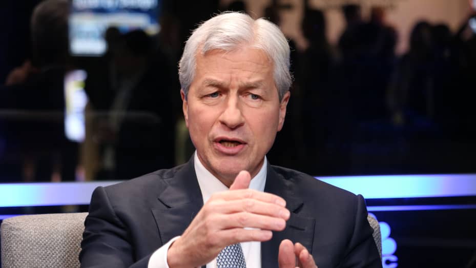 Jamie Dimon, CEO of JP Morgan Chase, speaking at the Business Roundtable CEO Innovation Summit in Washington, D.C. on Dec. 6th, 2018. 