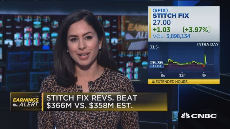 StitchFix beats quarterly earnings estimate