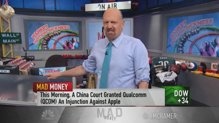 The action in Apple's stock tells you everything you need to know about this market, says Jim Cramer