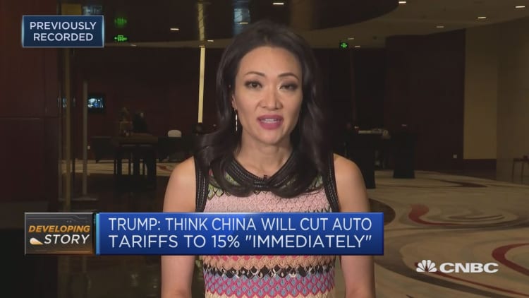 Trump linking China trade talks with investigation into Huawei CFO