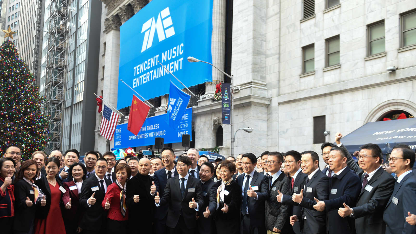 Tencent music share price
