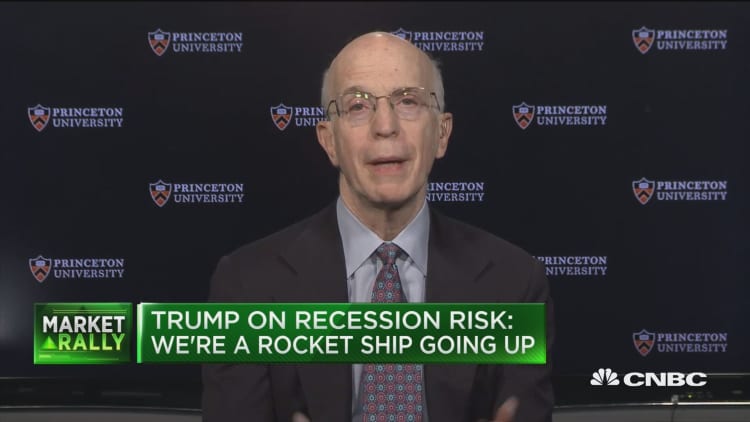 A slowdown from rapid growth is far from a recession, says former Fed vice chair