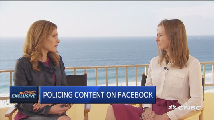Facebook VP Bickert discusses efforts to combat hate speech