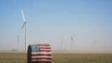 This image shows the Chisholm View wind farm in Oklahoma. 