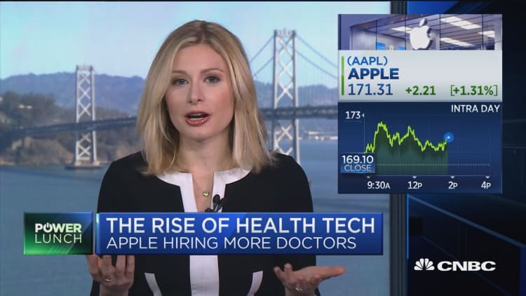 Apple doubling down on health, has hired over 40 doctors