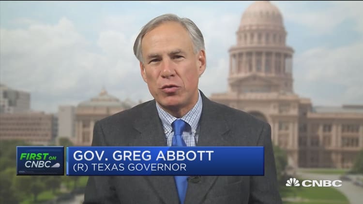 Texas Governor Greg Abbott speaks with CNBC about Apple's new Austin campus
