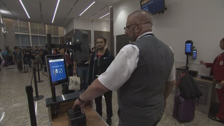 Biometric boarding