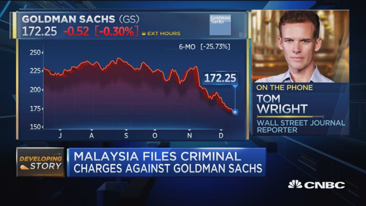 Tom Wright talks Goldman Sachs