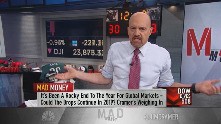 What needs to happen for the market to bottom, according to Cramer