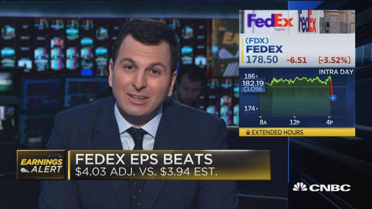 FedEx lowers guidance despite beating expectations