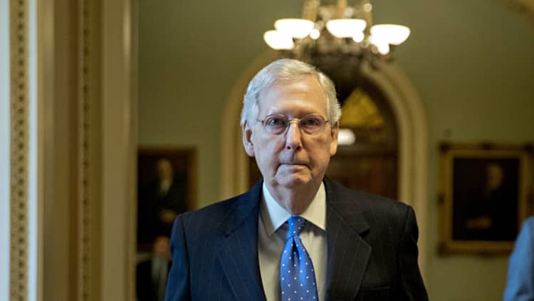 Senator Mitch McConnell introduces bill to avoid government shutdown