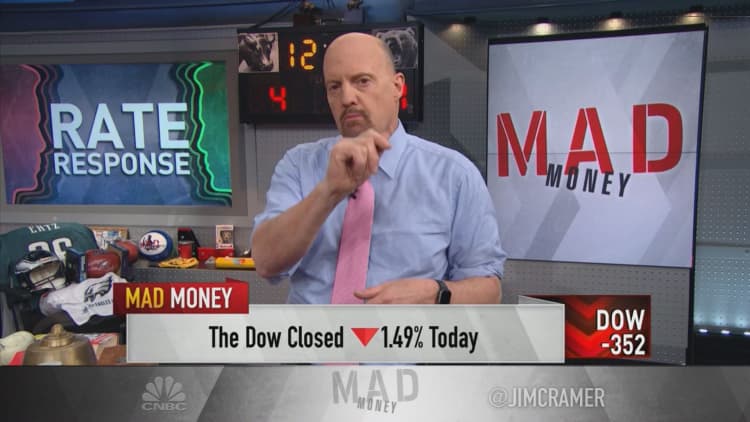 Cramer: Dow could have 'easily' been down 1,000 points on Fed hike