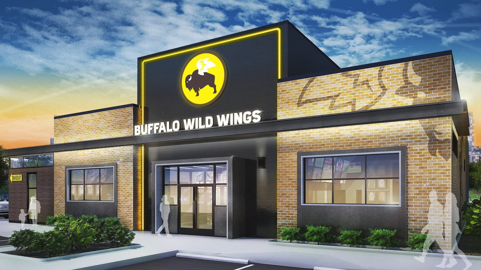 Buffalo Wild is a major redesign. a look inside