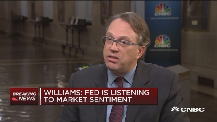 NY Fed President: 2019 outlook may change, rate hikes not guaranteed
