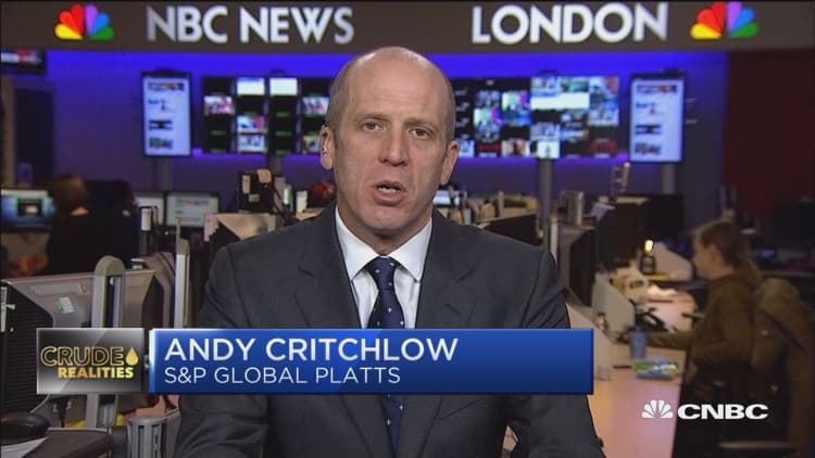 Critchlow:  It seems unlikely oil will firm up in the first half of 2019
