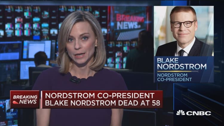 Nordstrom co-president Blake Nordstrom dies from cancer at 58