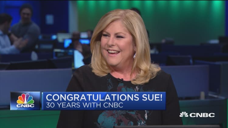 CNBC celebrates Sue Herera's 30th anniversary