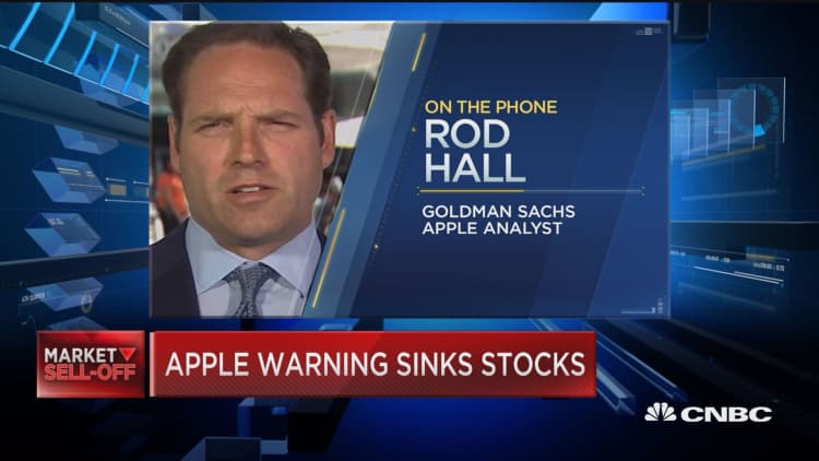 Apple's replacement demand in China has blown out, says Goldman Sach's Rod Hall