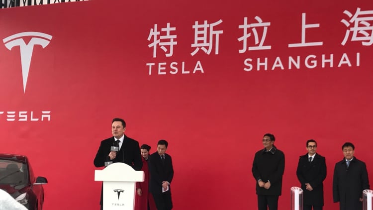 Tesla has grand ambitions in China but the electric vehicle maker faces steep competition there