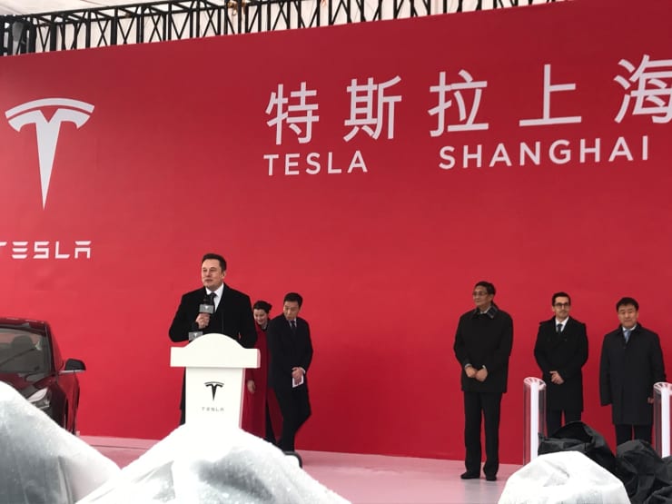 CNBC: Elon Musk at Tesla factory Shanghai 190107