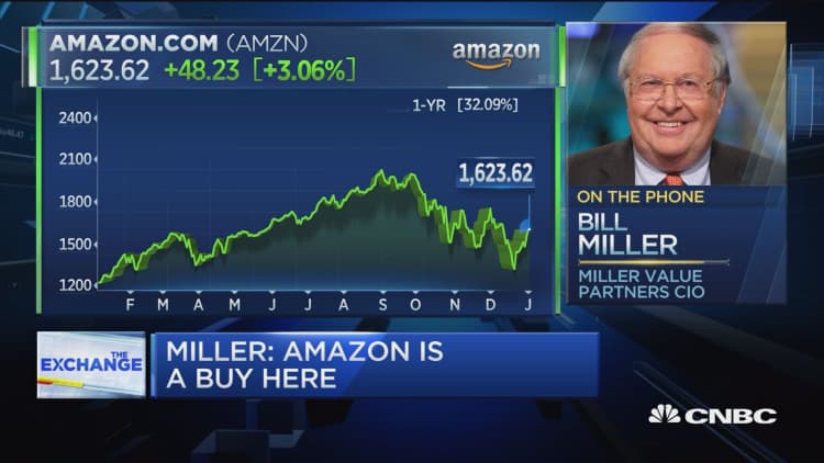 Investor Bill Miller says Amazon will double in the next three years