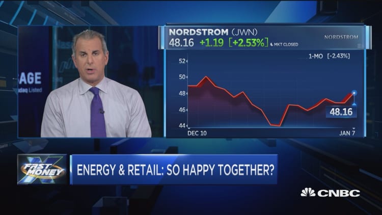 Energy and retail are rallying together, but can the lovefest last?