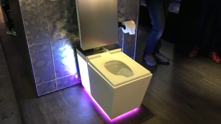 A look at Kohler's $7,000 smart toilet with a built-in Amazon Alexa speaker