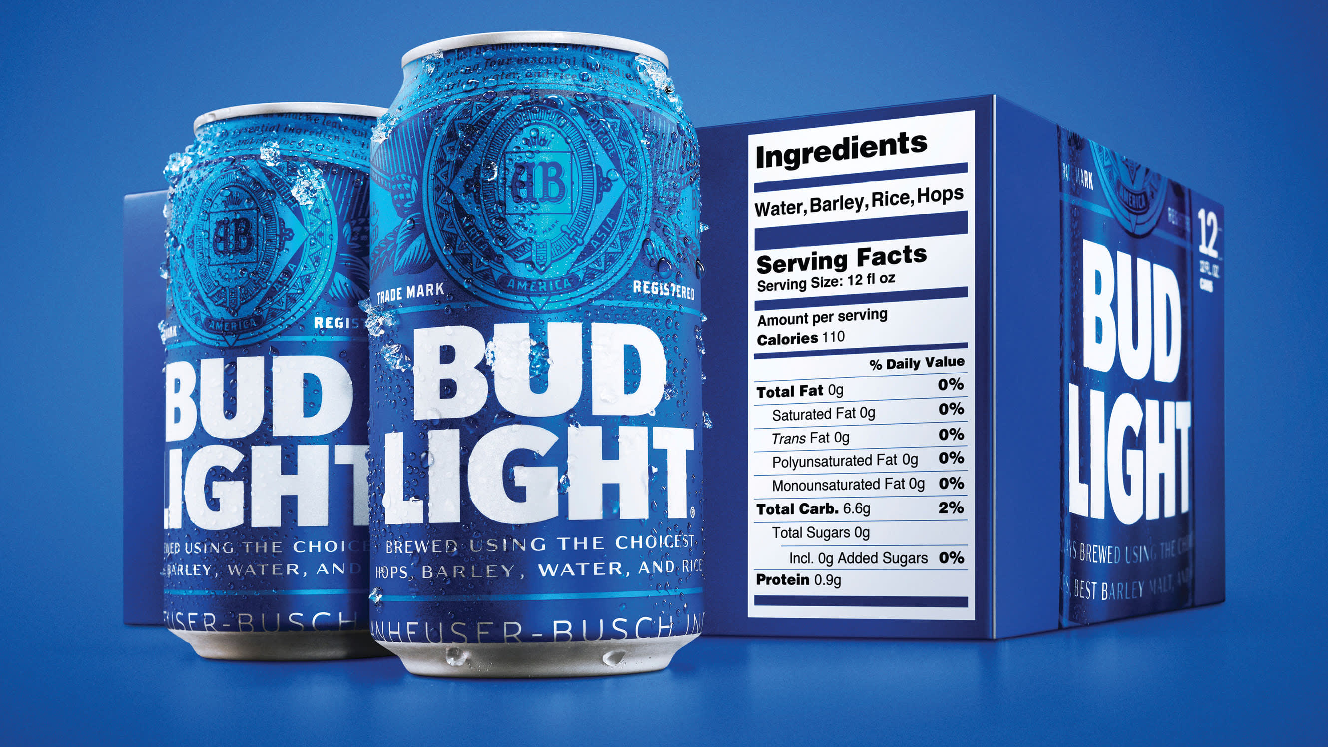 Bud Light Debuts Bigger Nutrition Labels