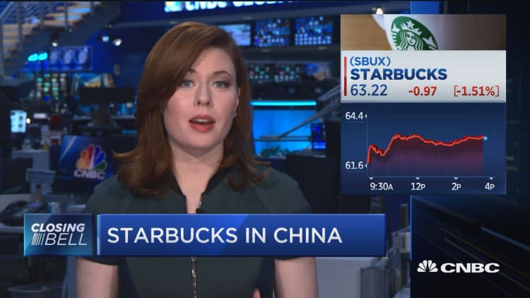 Starbucks downgraded at Goldman Sachs over China concerns