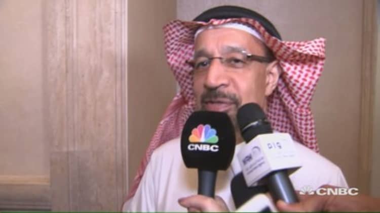 Saudi energy minister: Hope we can bring volatility under control