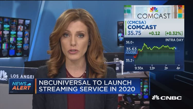 NBCUniversal to launch streaming service in 2020